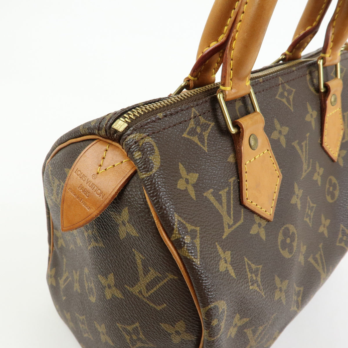 Louis Vuitton Monogram Speedy 25 Boston Bag Hand Bag Brown M41528