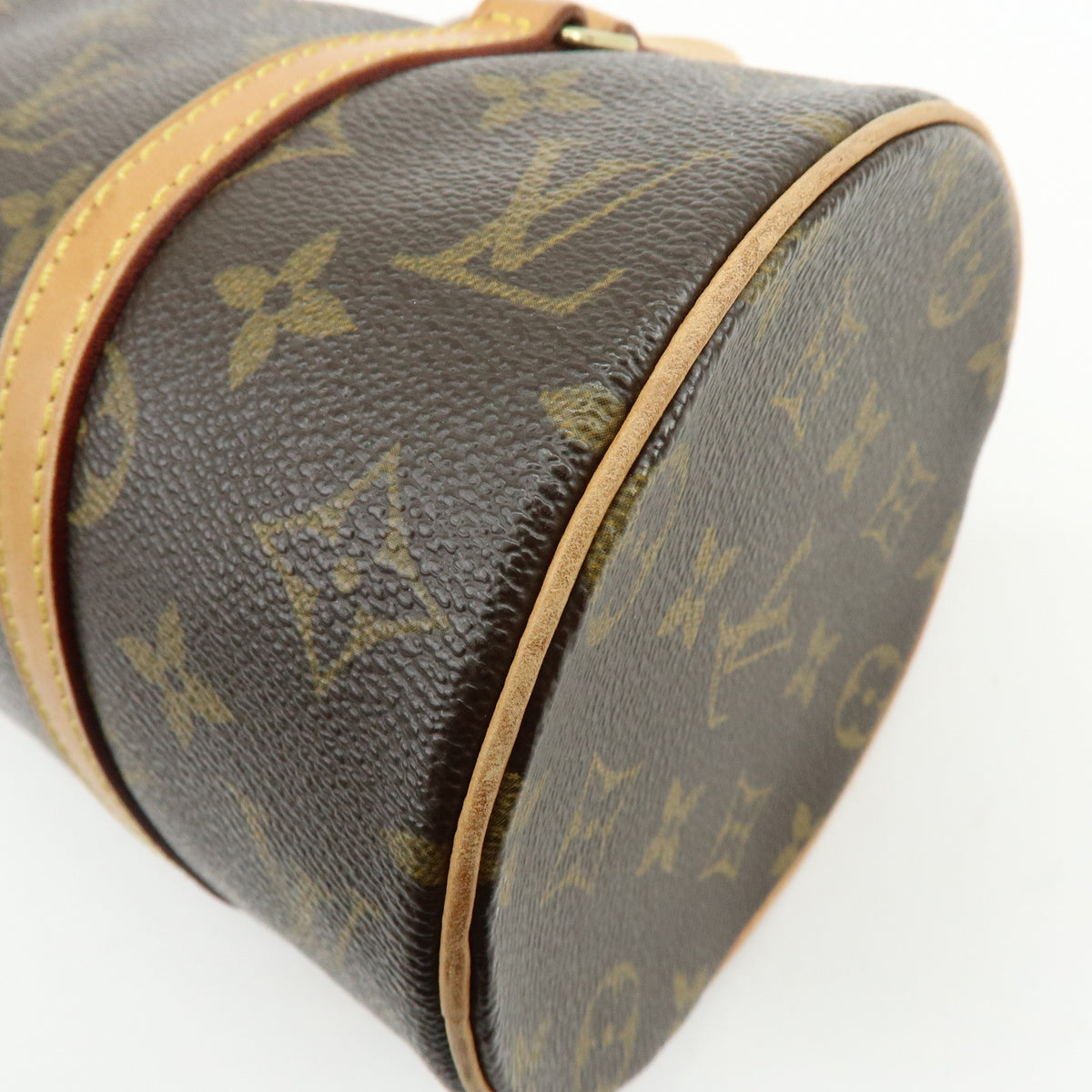 Louis Vuitton Monogram Papillon 26 Hand Bag Old Style Brown M51366