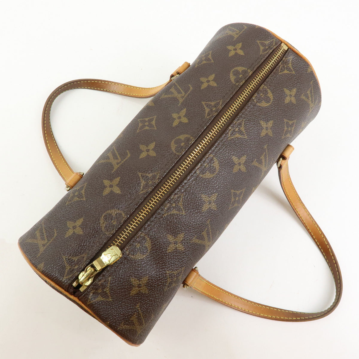 Louis Vuitton Monogram Papillon 26 Hand Bag Brown M51386