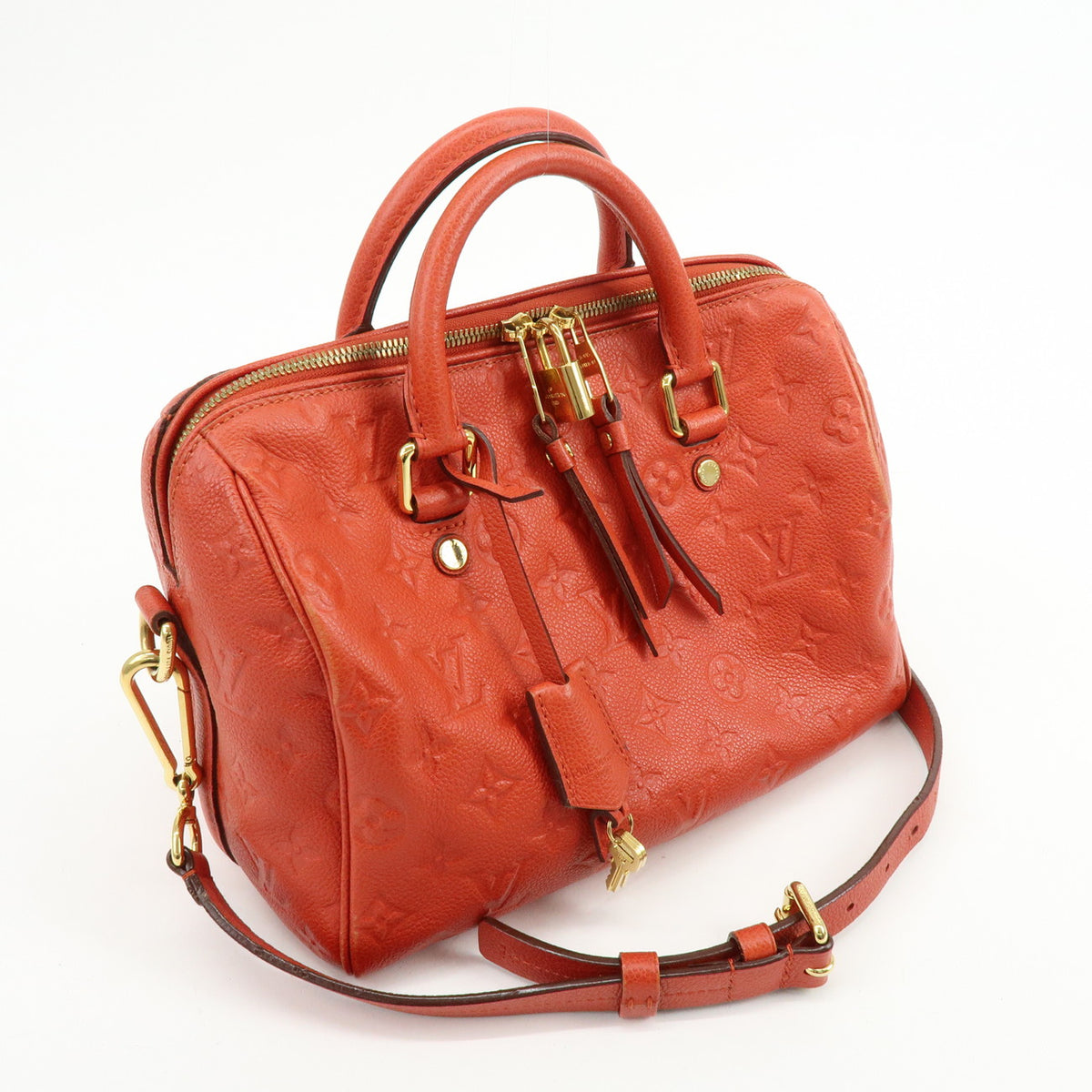 Louis Vuitton Monogram Empreinte Speedy Bandouliere 25 Orient M40758