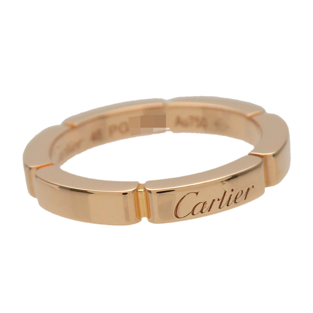 Cartier Maillon Panthere Ring K18 750YG Yellow Gold #46 US3.75 EU46