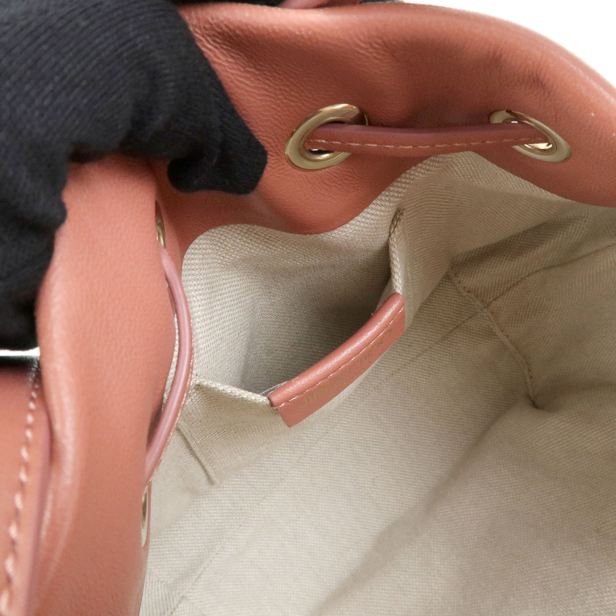 JIMMY CHOO Nappa Leather Juno S Shoulder Bag Crossbody Bag Pink