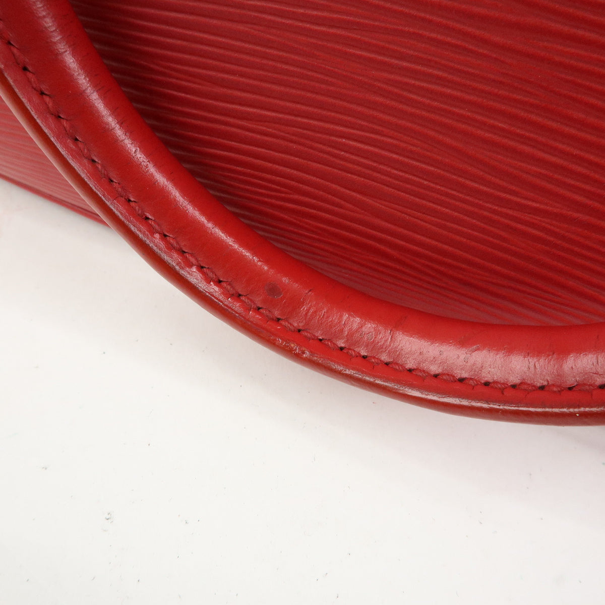 Louis Vuitton Epi Leather Jasmine Hand Bag Castilian Red M52087
