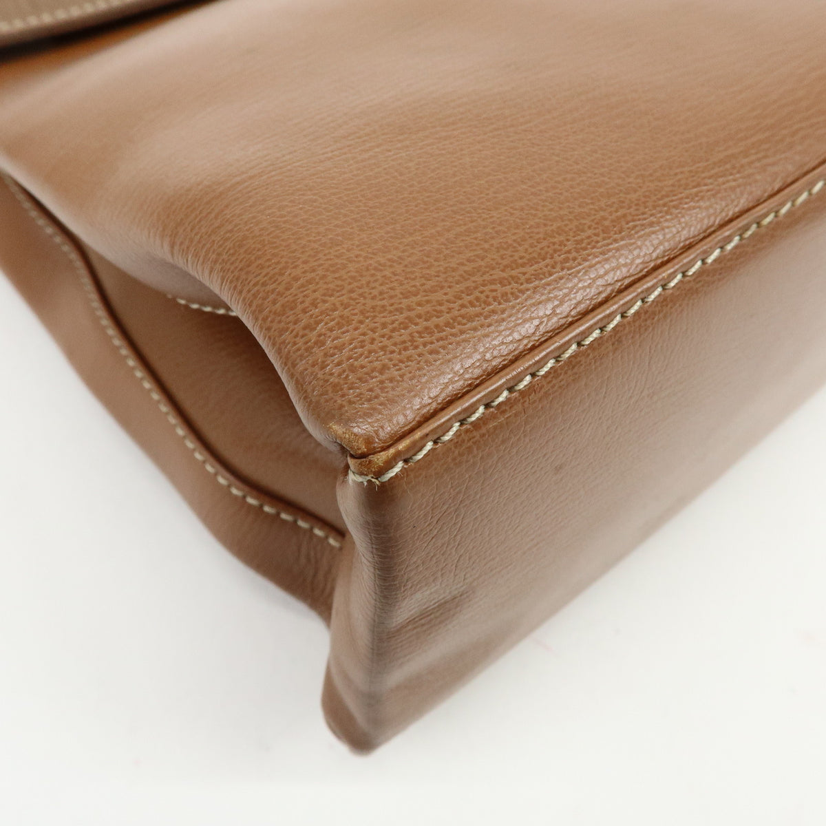 LOEWE Velazquez Suede Leather 2Way Shoulder Bag Hand Bag Brown