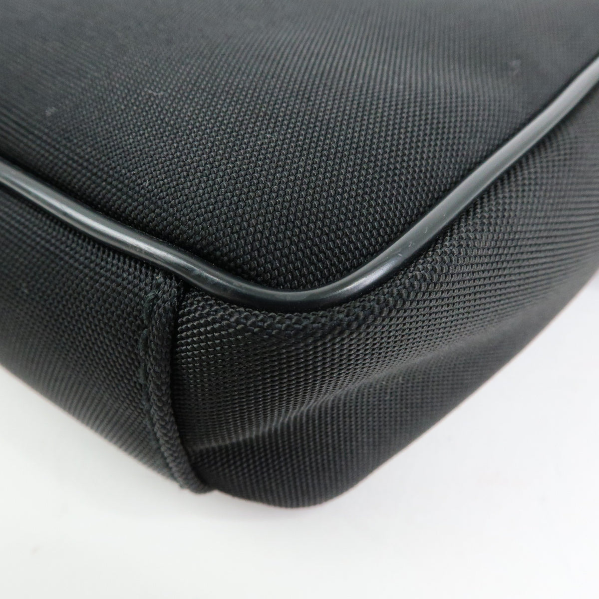 GUCCI Logo Canvas Leather Shoulder Bag Crossbody Bag Black 101680