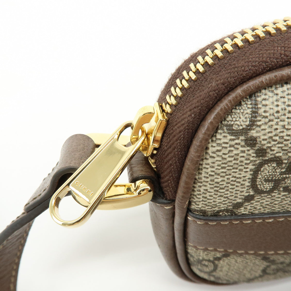 GUCCI Ophidia Sherry GG Supreme Leather Shoulder Bag Brown 598664