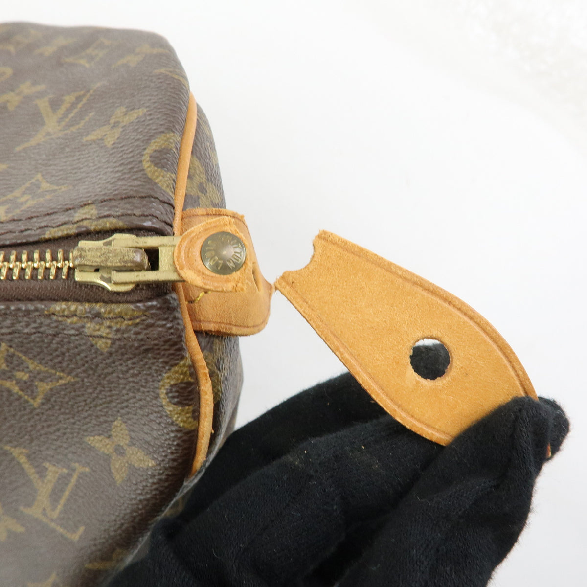 Louis Vuitton Monogram Speedy 30 Boston Bag Hand Bag Brown M41526