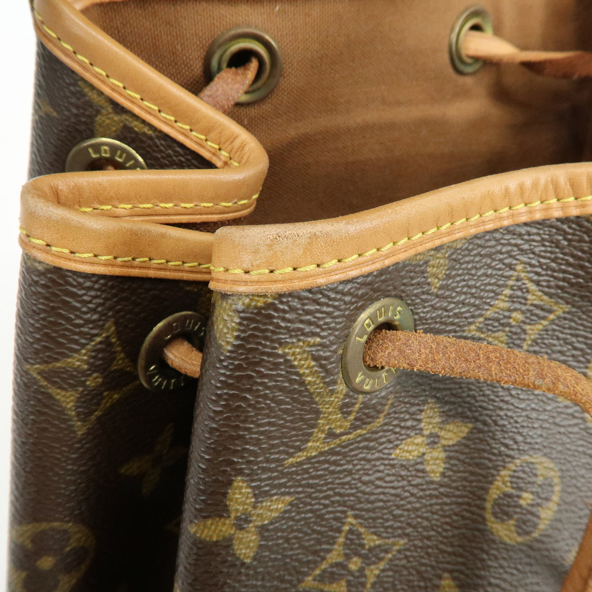 Louis Vuitton Monogram Montsouris MM Backpack Brown M51136