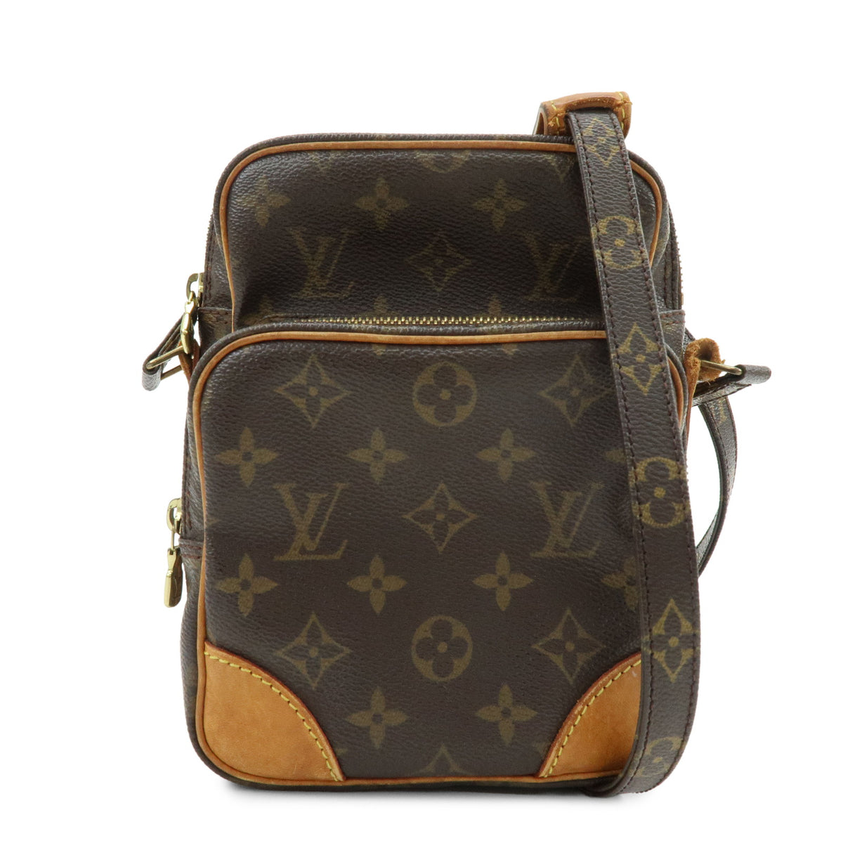 Louis Vuitton Monogram Amazone Shoulder Bag Crossbody Bag Brown M45236