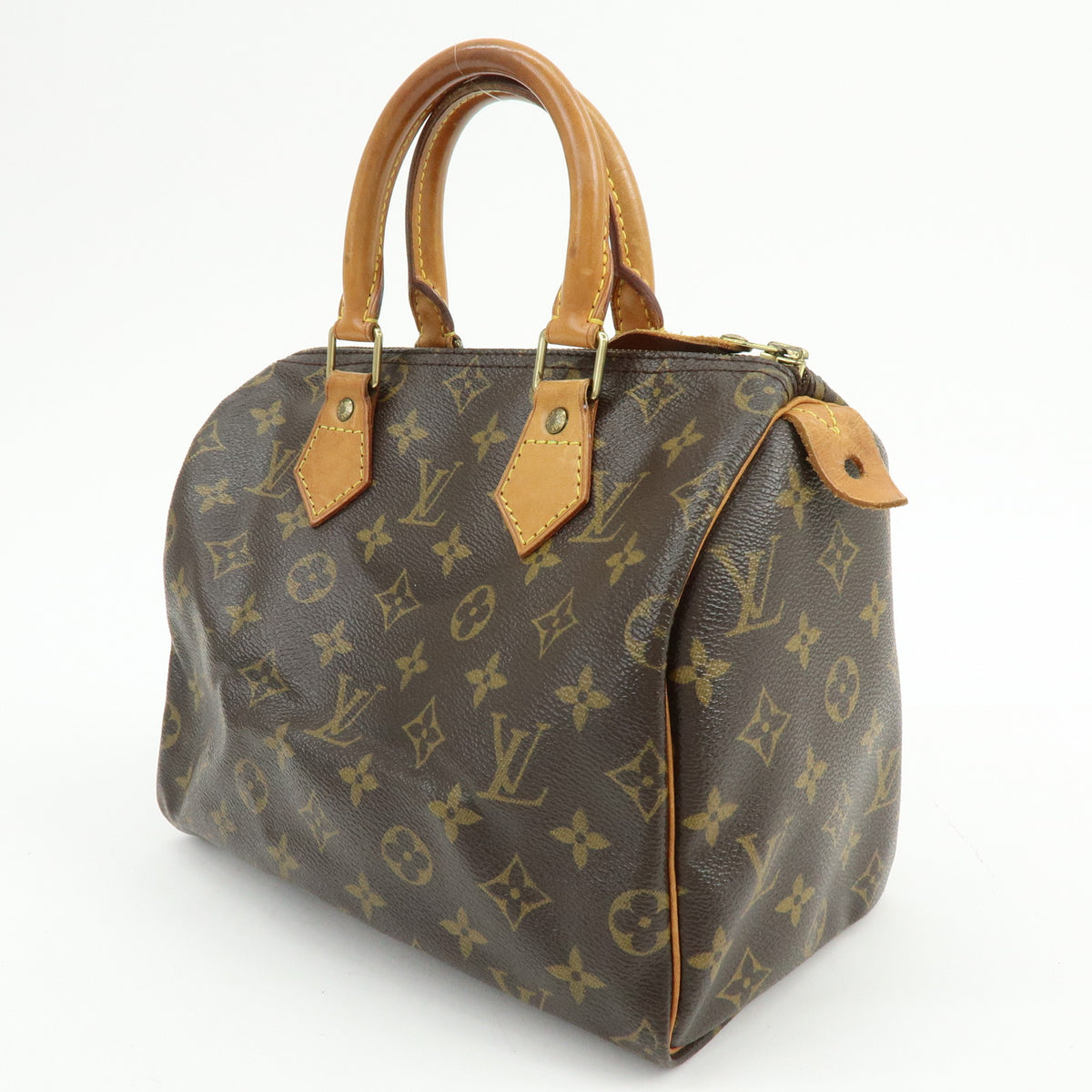 Louis Vuitton Monogram Speedy 25 Boston Bag Hand Bag Brown M41528