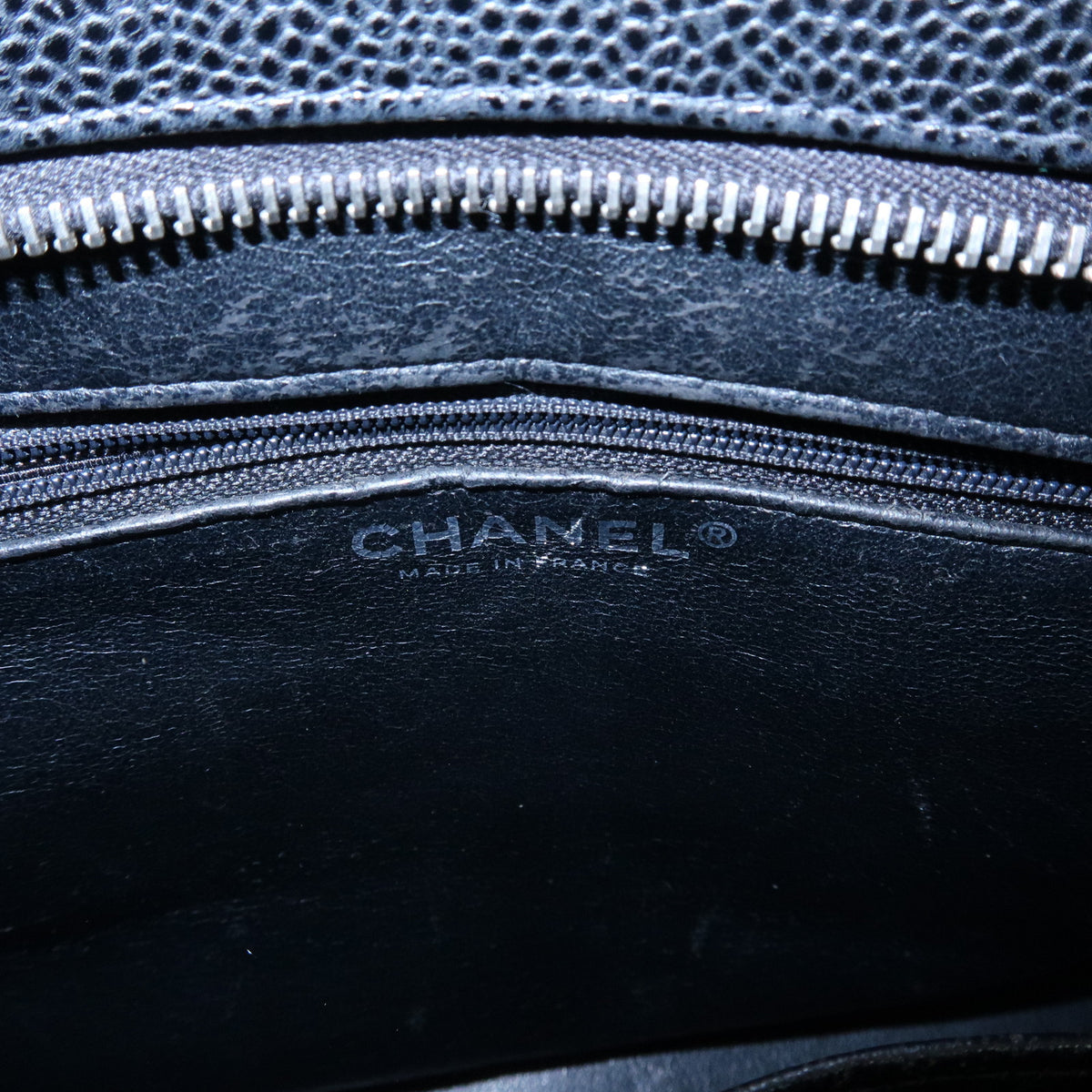 CHANEL Matelasse COCO Mark Medallion Tote Bag Hand Bag Black A01804