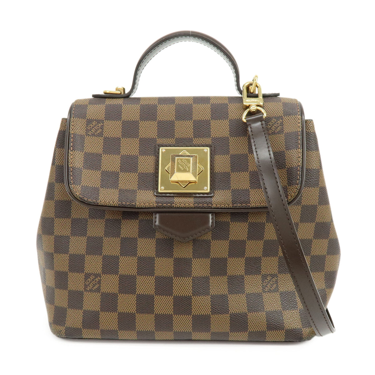Louis Vuitton Damier Bergamo PM Canvas Leather 2Way shoulder Bag N41167