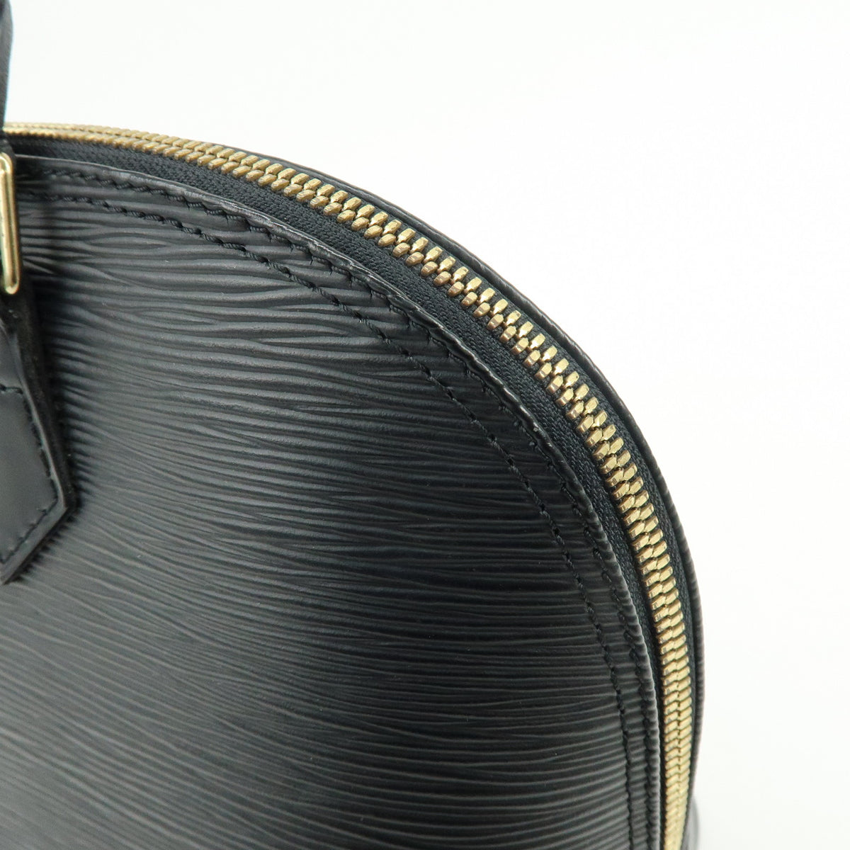 Louis Vuitton Epi Alma PM Leather Hand Bag Noir Black M52142