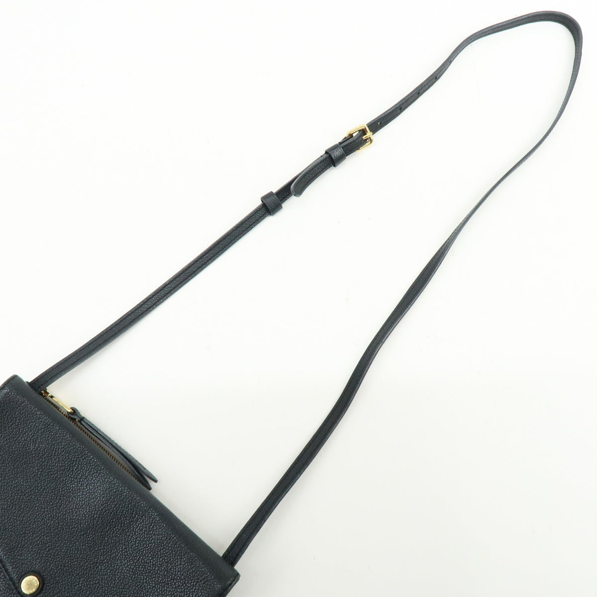 Louis Vuitton Monogram Empreinte Twice Shoulder Bag Noir M50258