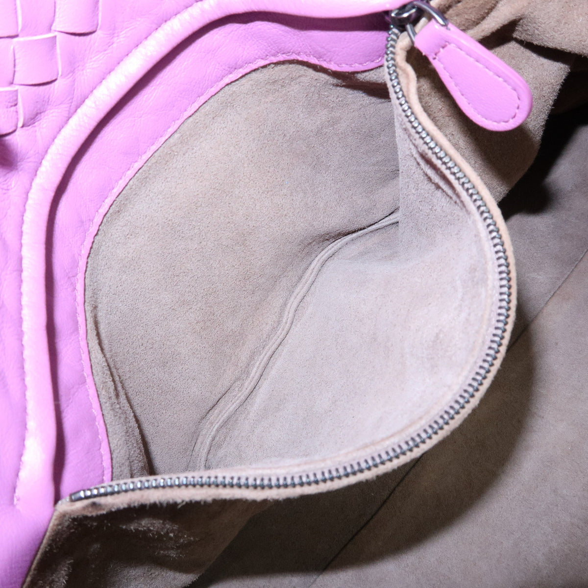 BOTTEGA VENETA Garda Intrecciato Leather Tote Bag Shoulder Bag Purple