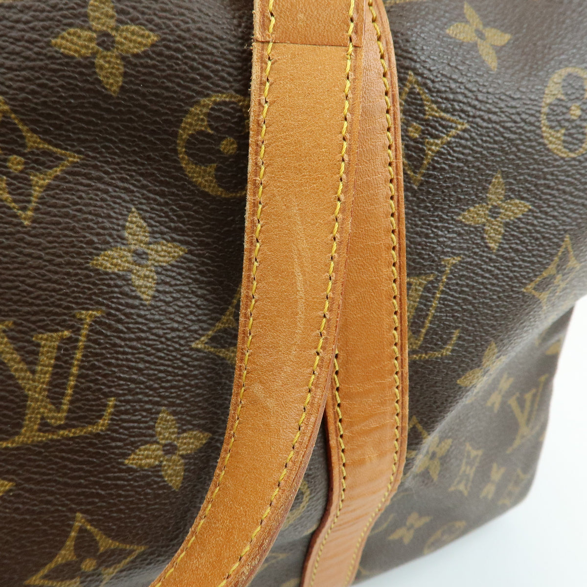 Louis Vuitton Monogram Sac Souple 35 Boston Bag Brown M41626