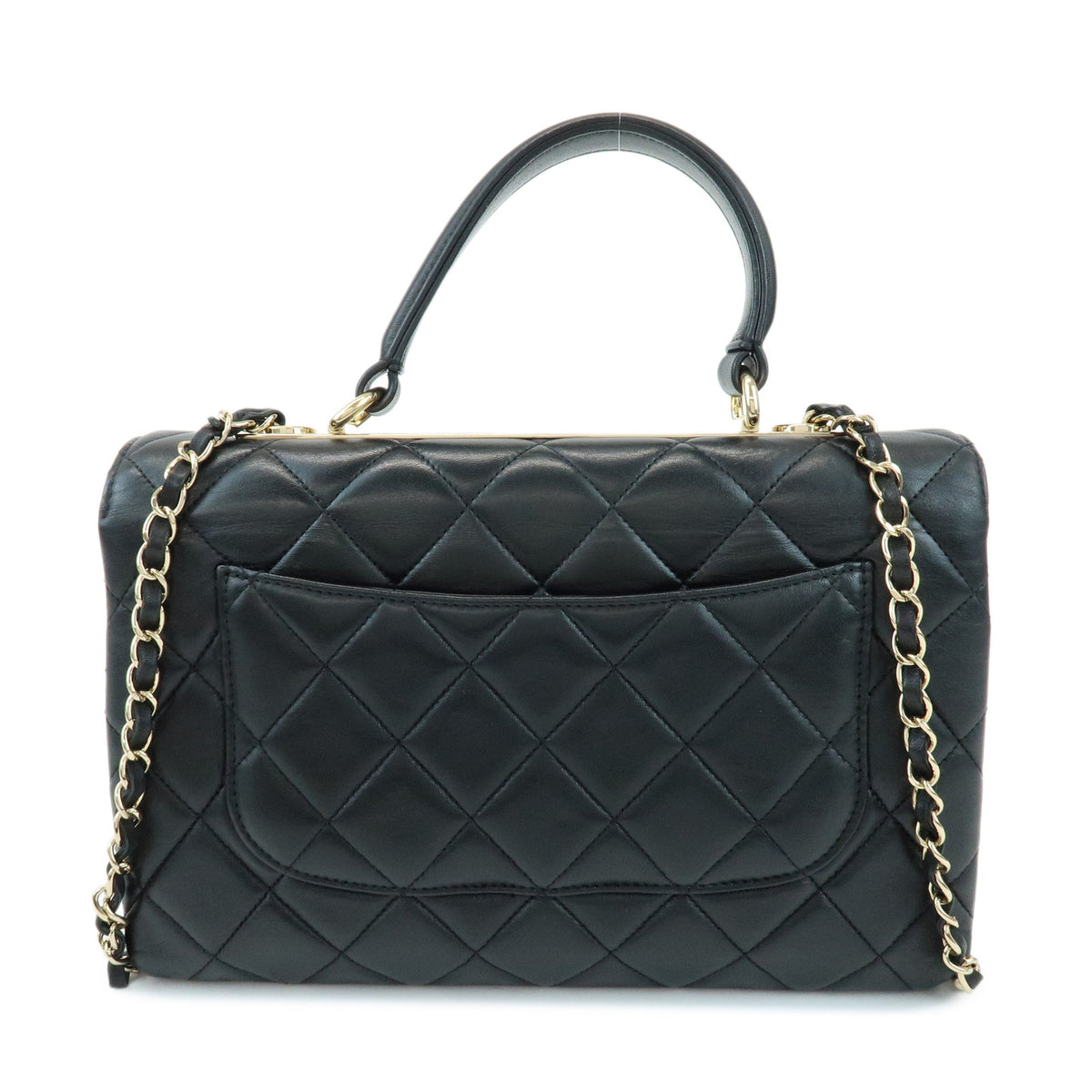 CHANEL Trendy CC Matelasse Calf Skin 2Way Bag Hand Shoulder Bag A69923
