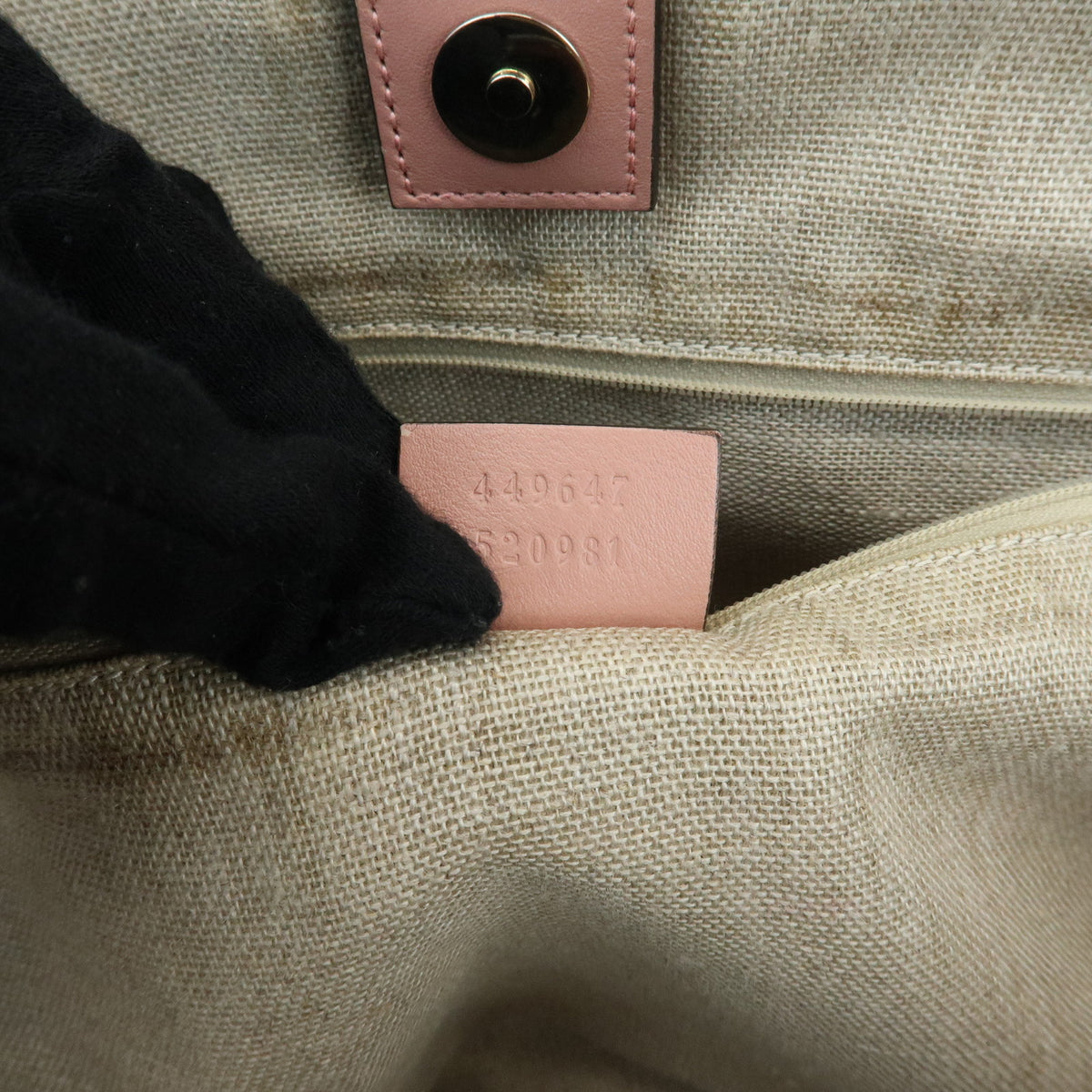 GUCCI Microguccissima Leather Tote Bag Shoulder Bag Pink 449647