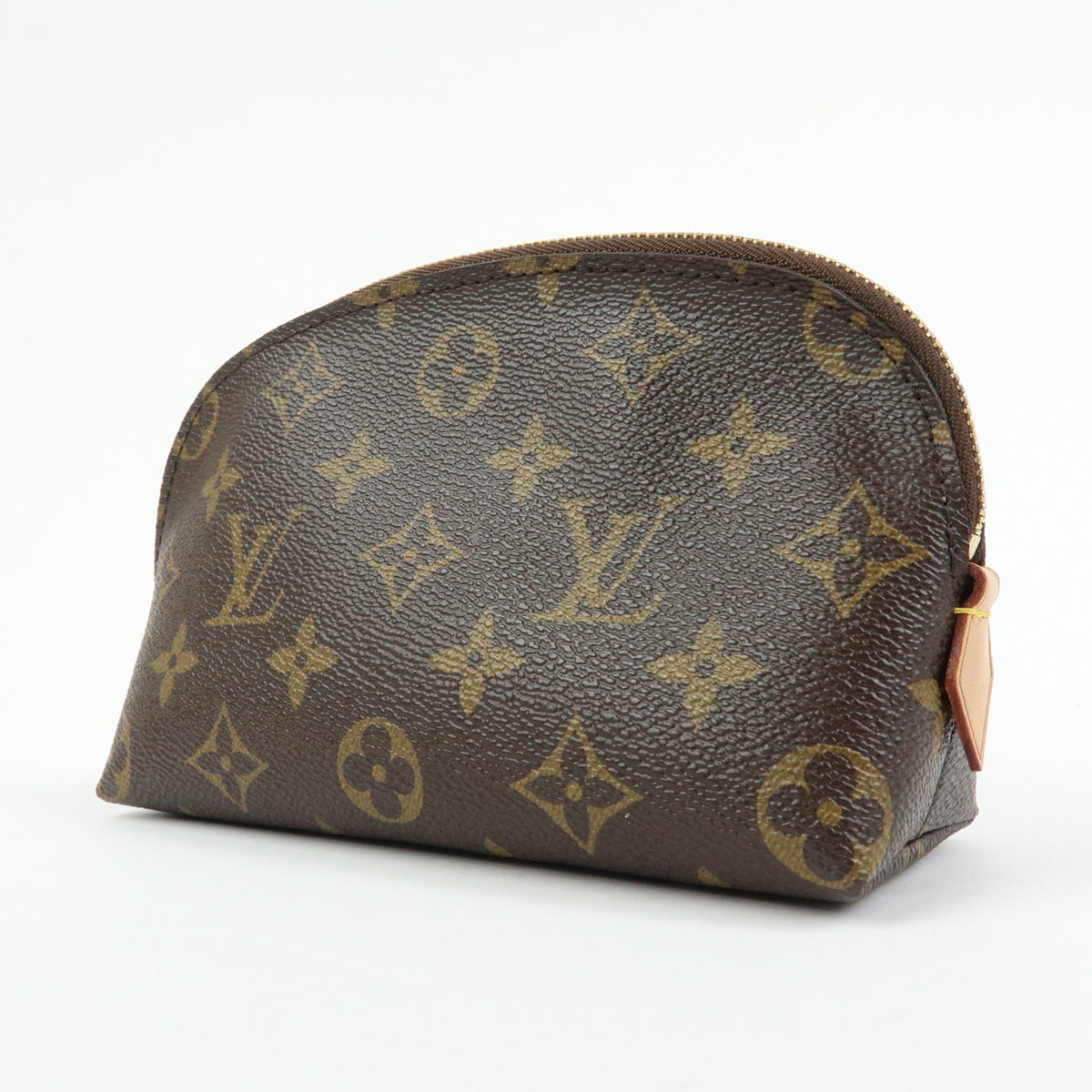 Louis Vuitton Monogram Pochette Cosmetic PM Pouch Brown M47515