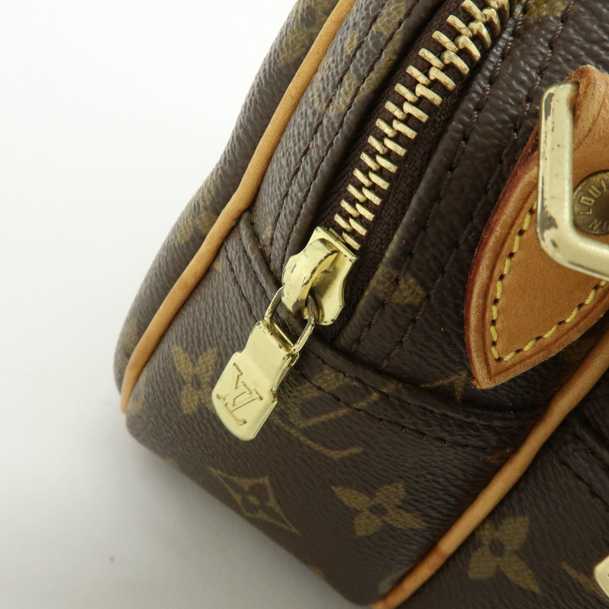 Louis Vuitton Monogram Reporter PM Shoulder Crossbody Bag Brown M45254