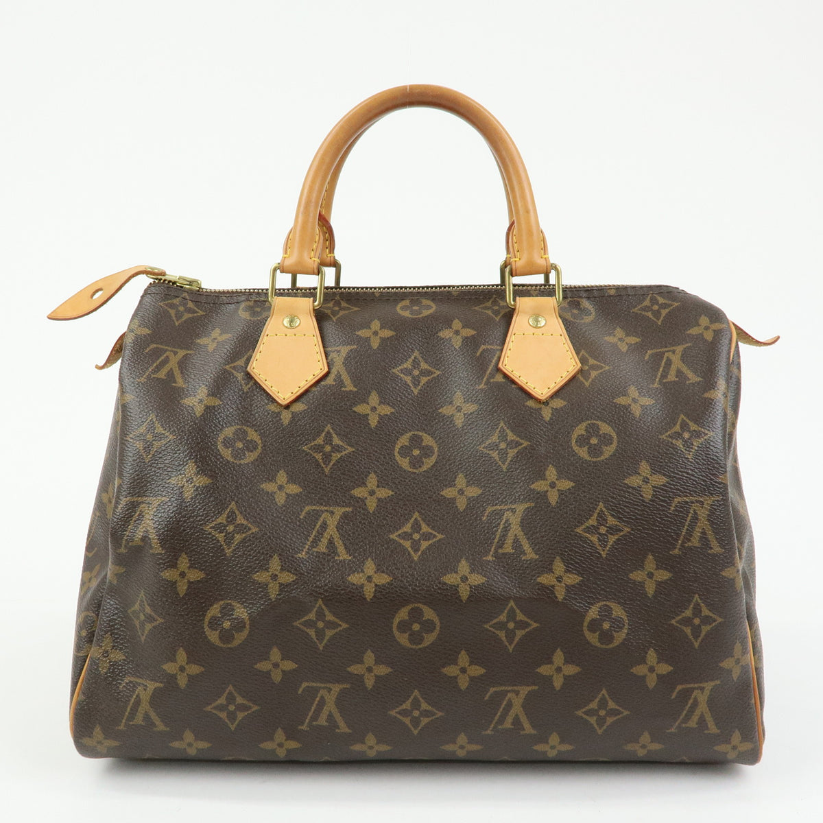 Louis Vuitton Monogram Speedy 30 Boston Bag Hand Bag Brown M41526