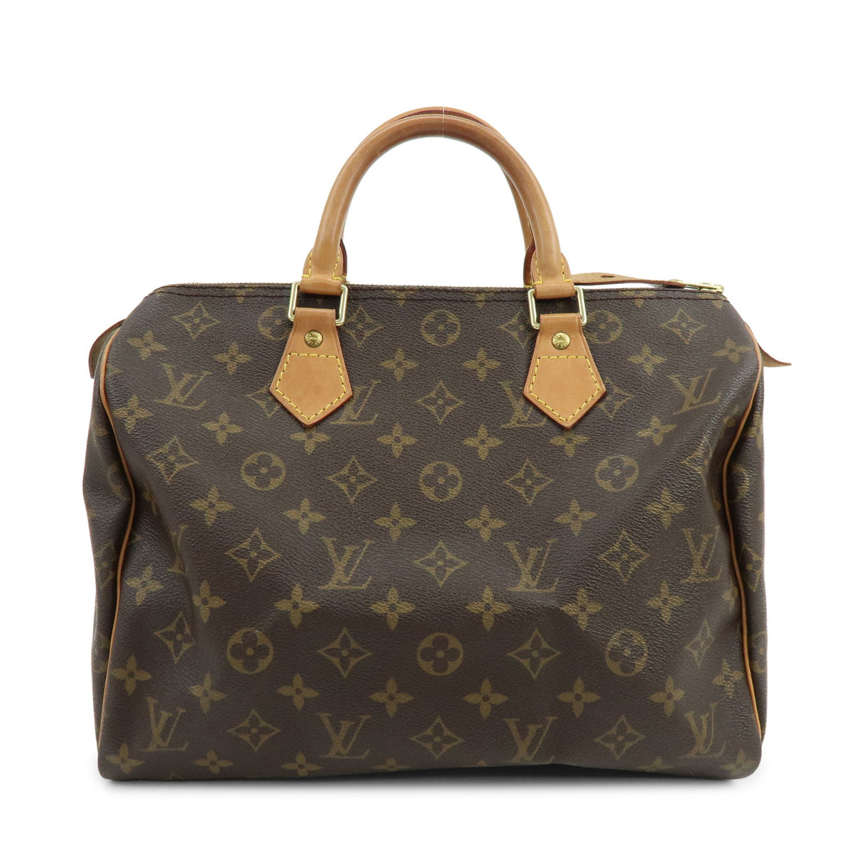Louis Vuitton Monogram Speedy 30 Boston Bag Hand Bag Brown M41526