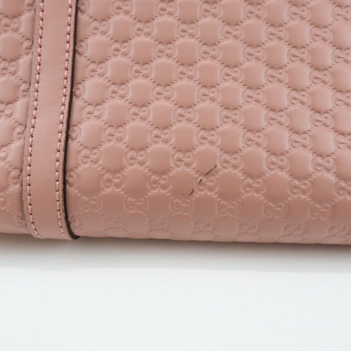GUCCI Microguccissima Leather Tote Bag Shoulder Bag Pink 449647