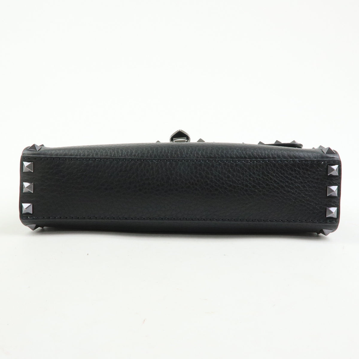 VALENTINO Rockstud Small Leather Shoulder Bag Black