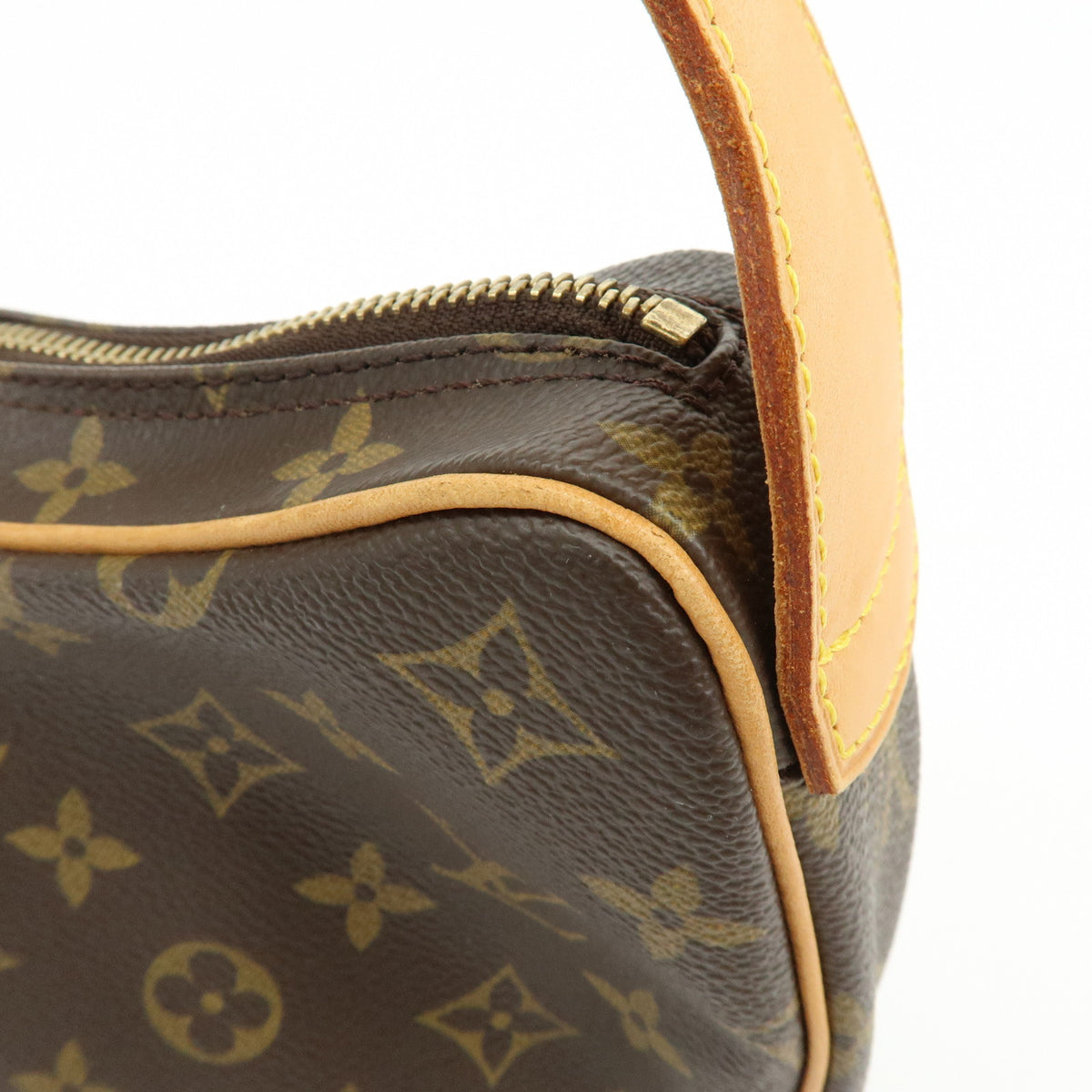 Louis Vuitton Monogram Croissant MM Shoulder Bag Brown M51512