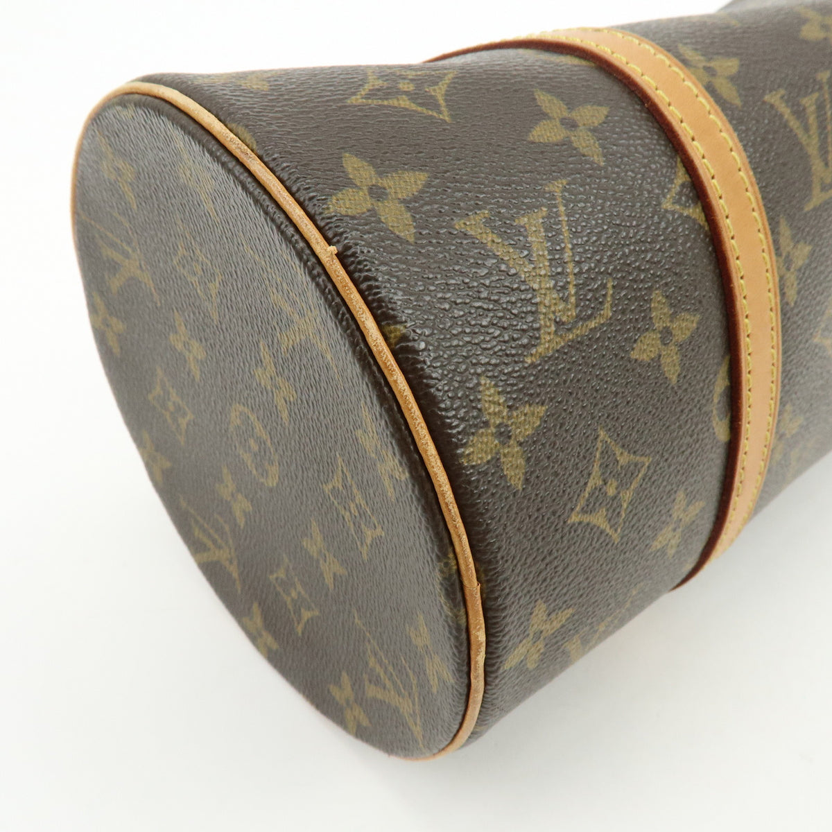 Louis Vuitton Monogram Papillon 30 Hand Bag Brown M51385
