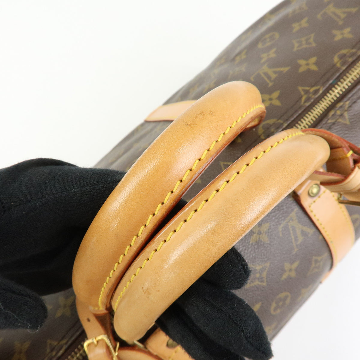 Louis Vuitton Monogram Keep All Bandouliere 50 Boston Bag M41416