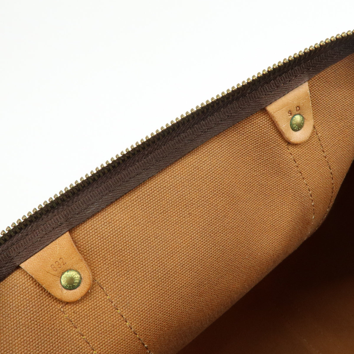 Louis Vuitton Monogram Keep All 50 Boston Bag Brown M41426