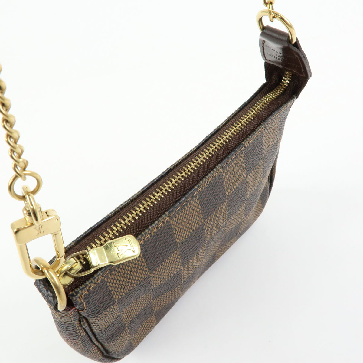 Louis Vuitton Damier Ebene Mini Pochette Accessoires Pouch N58009