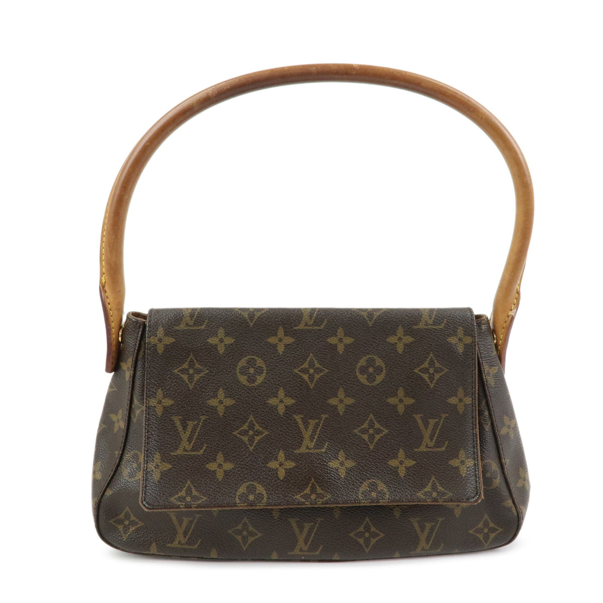 Louis Vuitton Monogram Mini Looping Shoulder Bag Brown M51147