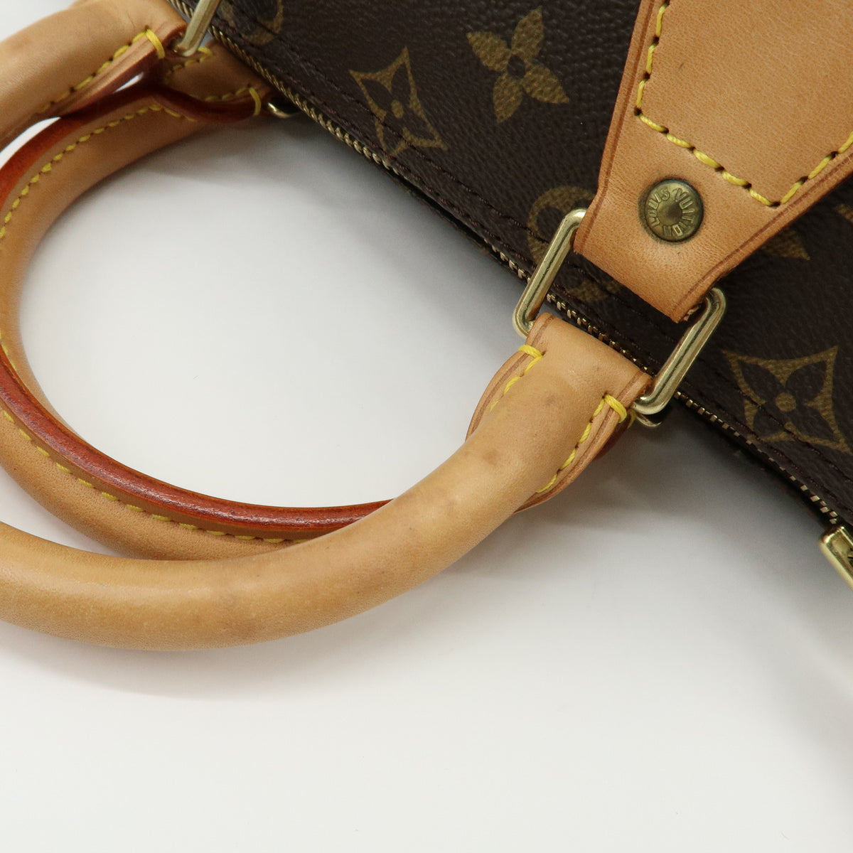 Louis Vuitton Monogram Speedy 25 Boston Bag Hand Bag Brown M41528