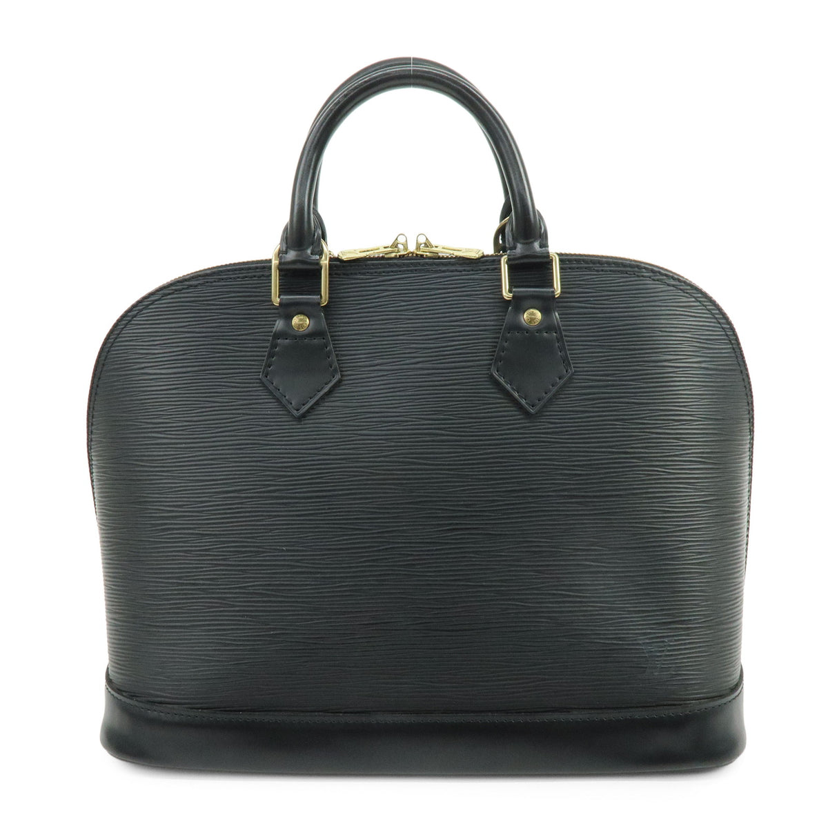 Louis Vuitton Epi Alma PM Leather Hand Bag Noir Black M52142
