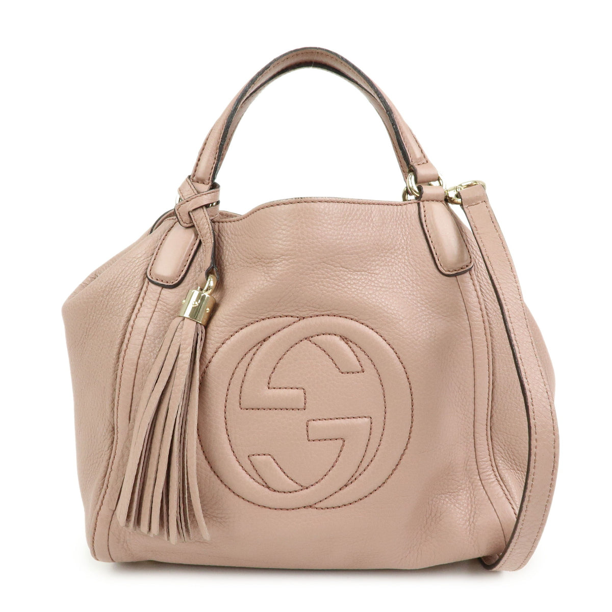 GUCCI SOHO Interlocking G Leather 2Way Hand Bag Japan Limited 336751