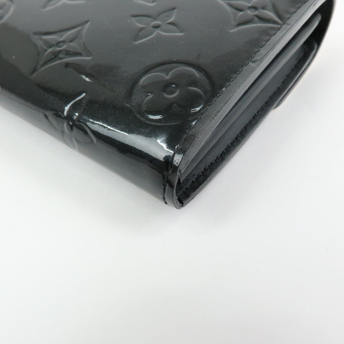 Louis Vuitton Monogram Vernis Portefeuille Sarah Stickers Noir M50371