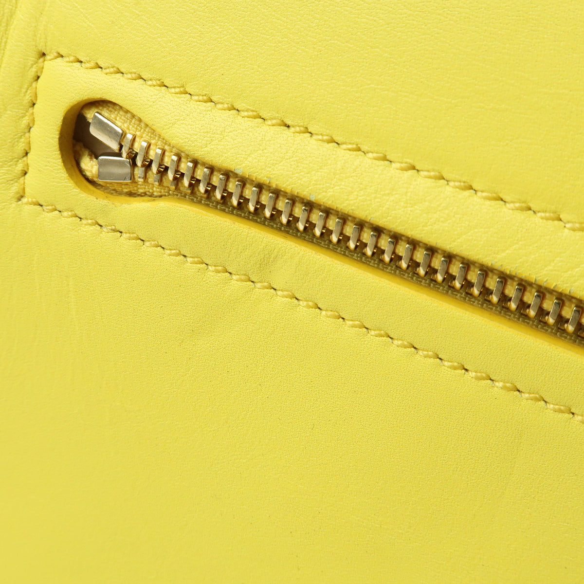 Ferragamo Gantini Leather 2Way Hand Bag Shoulder Bag Yellow Beige White