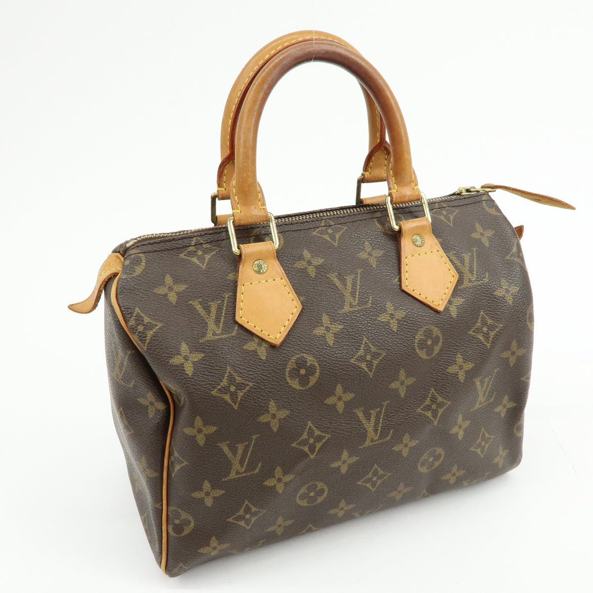 Louis Vuitton Monogram Speedy 25 Boston Bag Hand Bag Brown M41528