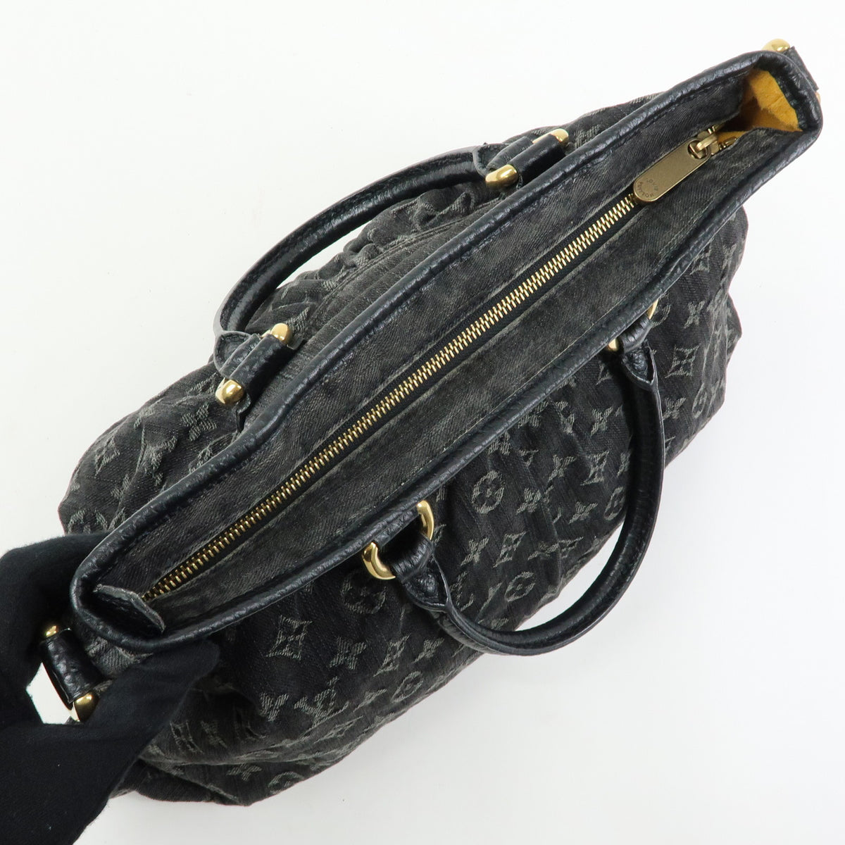 Louis Vuitton Monogram Denim Neo Cabby GM 2Way Bag Hand Bag Noir M95352