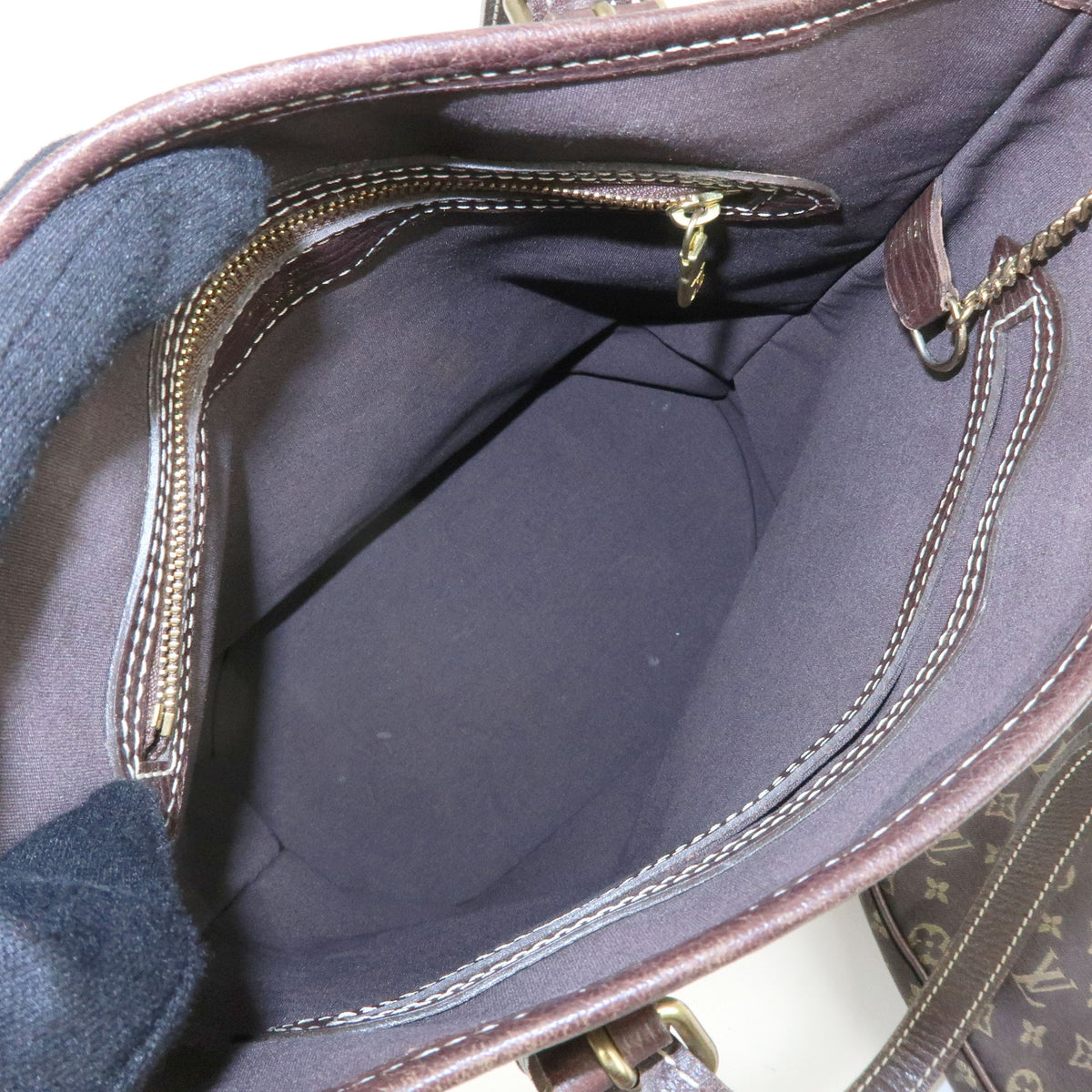 Louis Vuitton Monogram Mini Lin Bucket PM Canvas Tote Bag Ebene M95226
