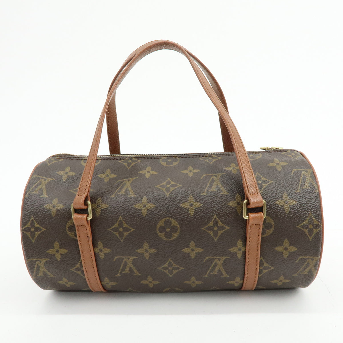 Louis Vuitton Monogram Papillon 26 Hand Bag Brown M51366