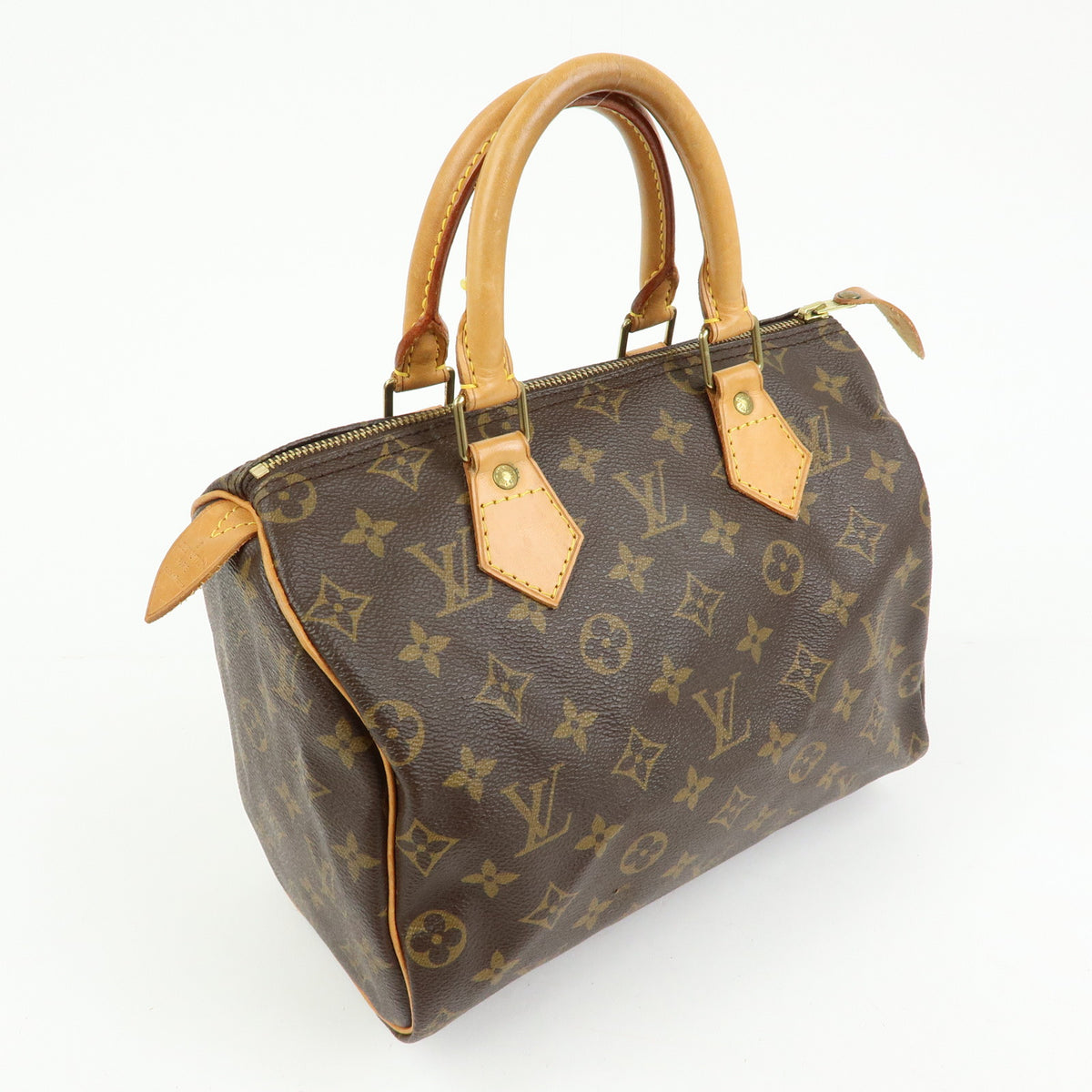 Louis Vuitton Monogram Speedy 25 Boston Bag Hand Bag Brown M41528