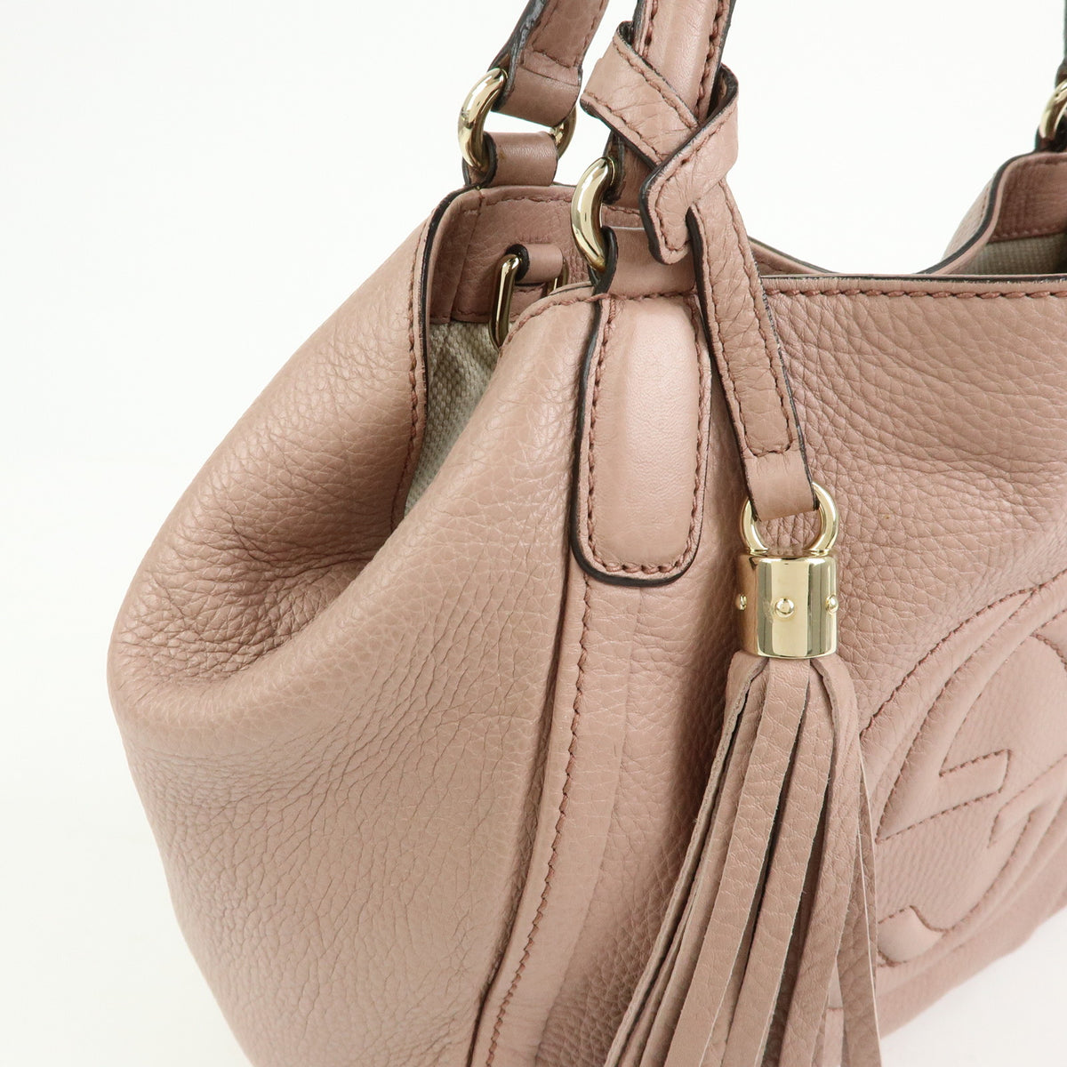 GUCCI SOHO Interlocking G Leather 2Way Hand Bag Japan Limited 336751