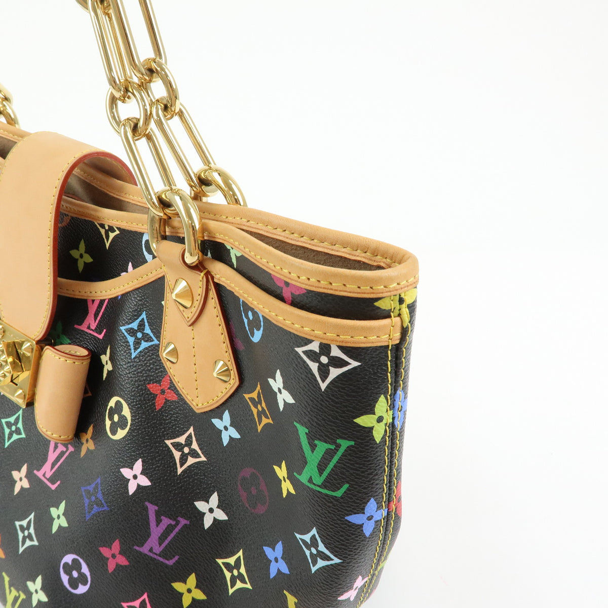 Louis Vuitton Monogram Multicolor Annie GM Canvas Tote Bag M40304