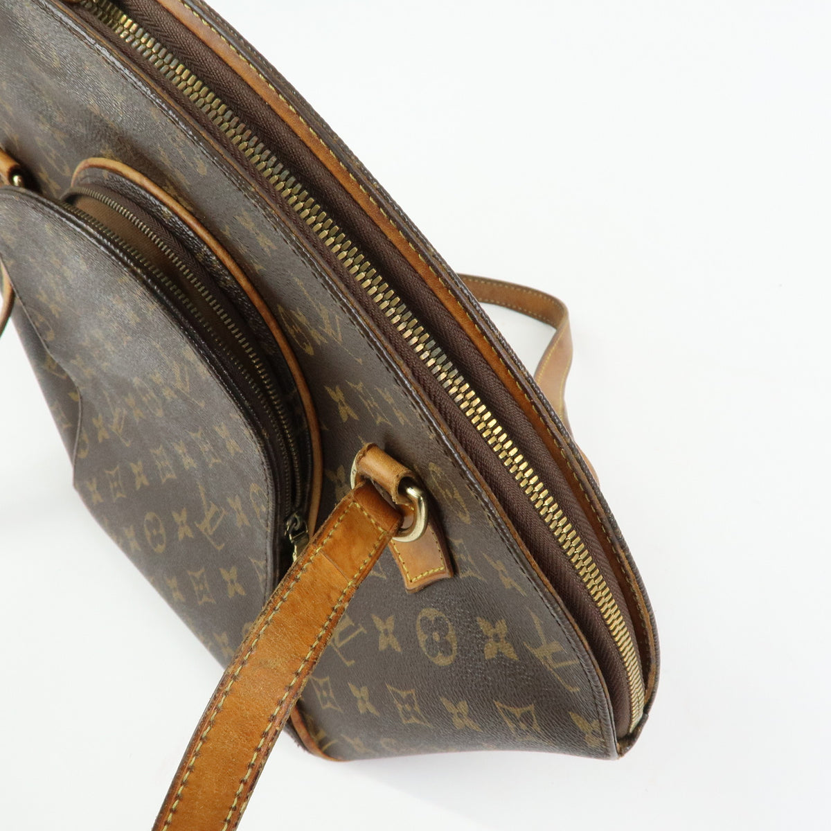 Louis Vuitton Monogram Elipse Shopping Shoulder Bag Brown M51128