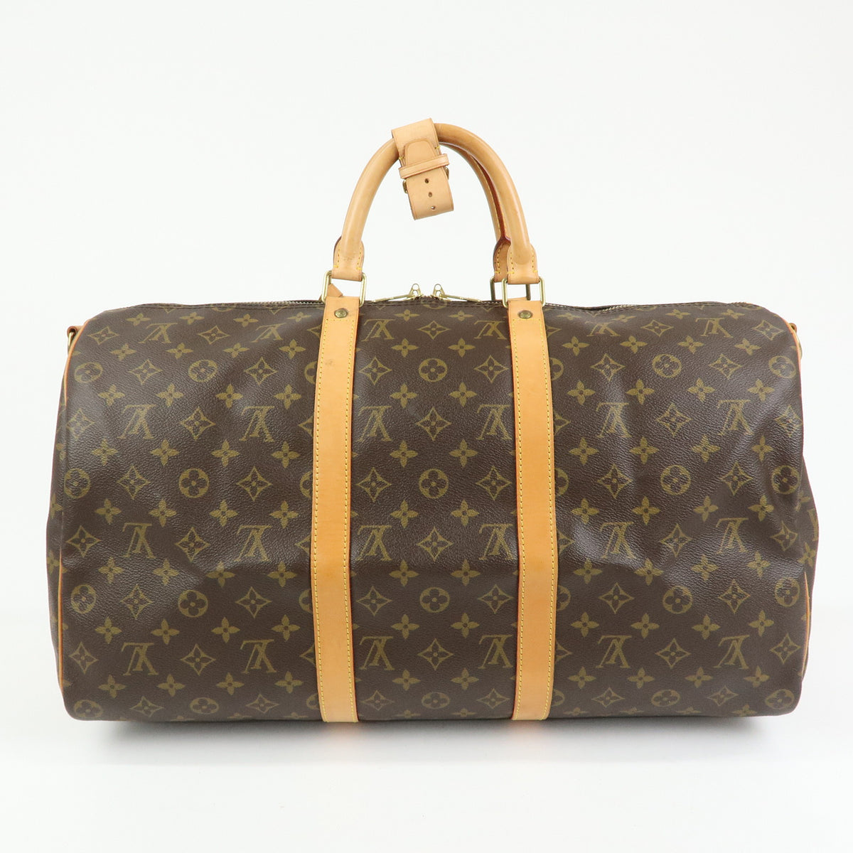 Louis Vuitton Monogram Keep All Bandouliere 50 Boston Bag M41416