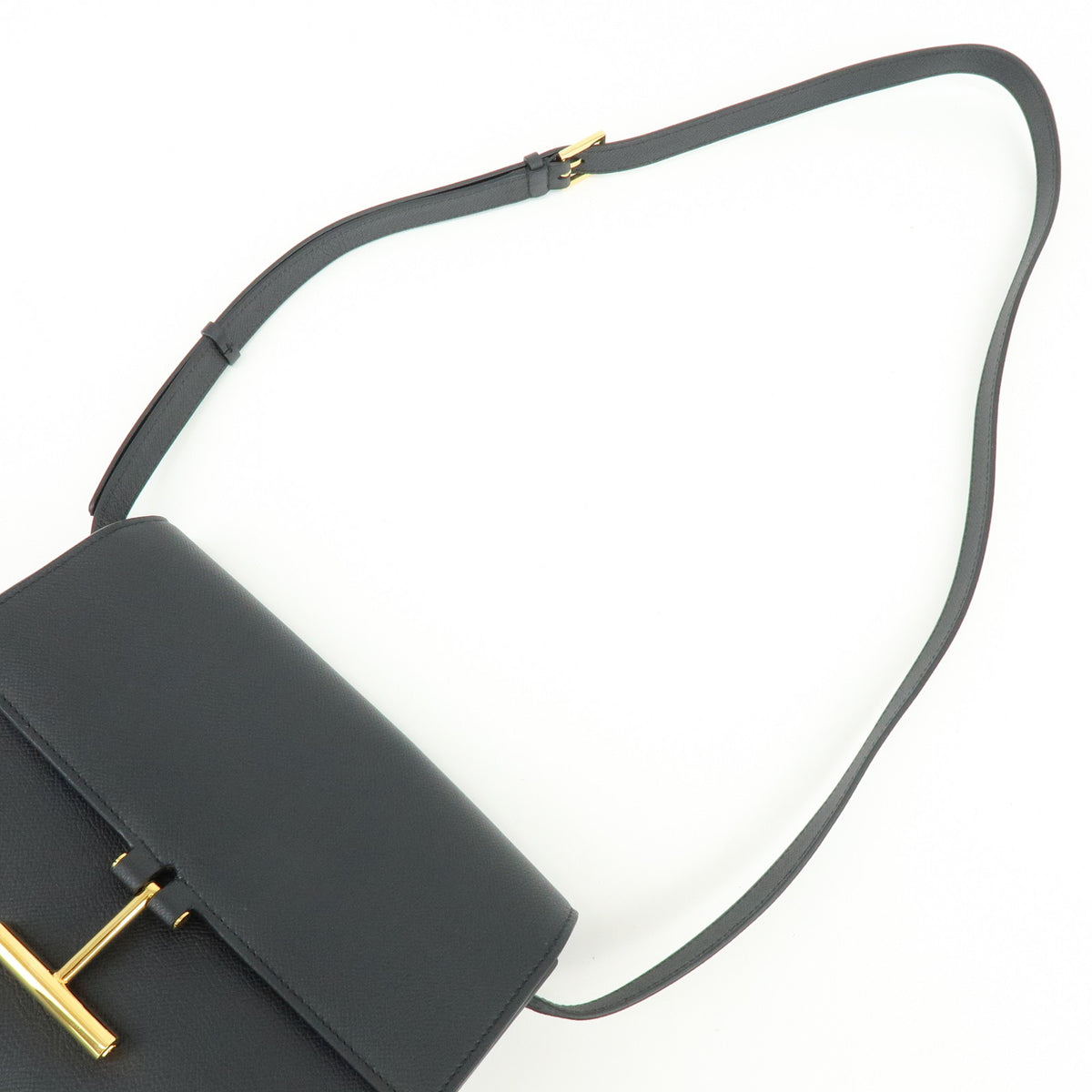TOM FORD Tara Leather Shoulder Bag Crossbody Bag Black