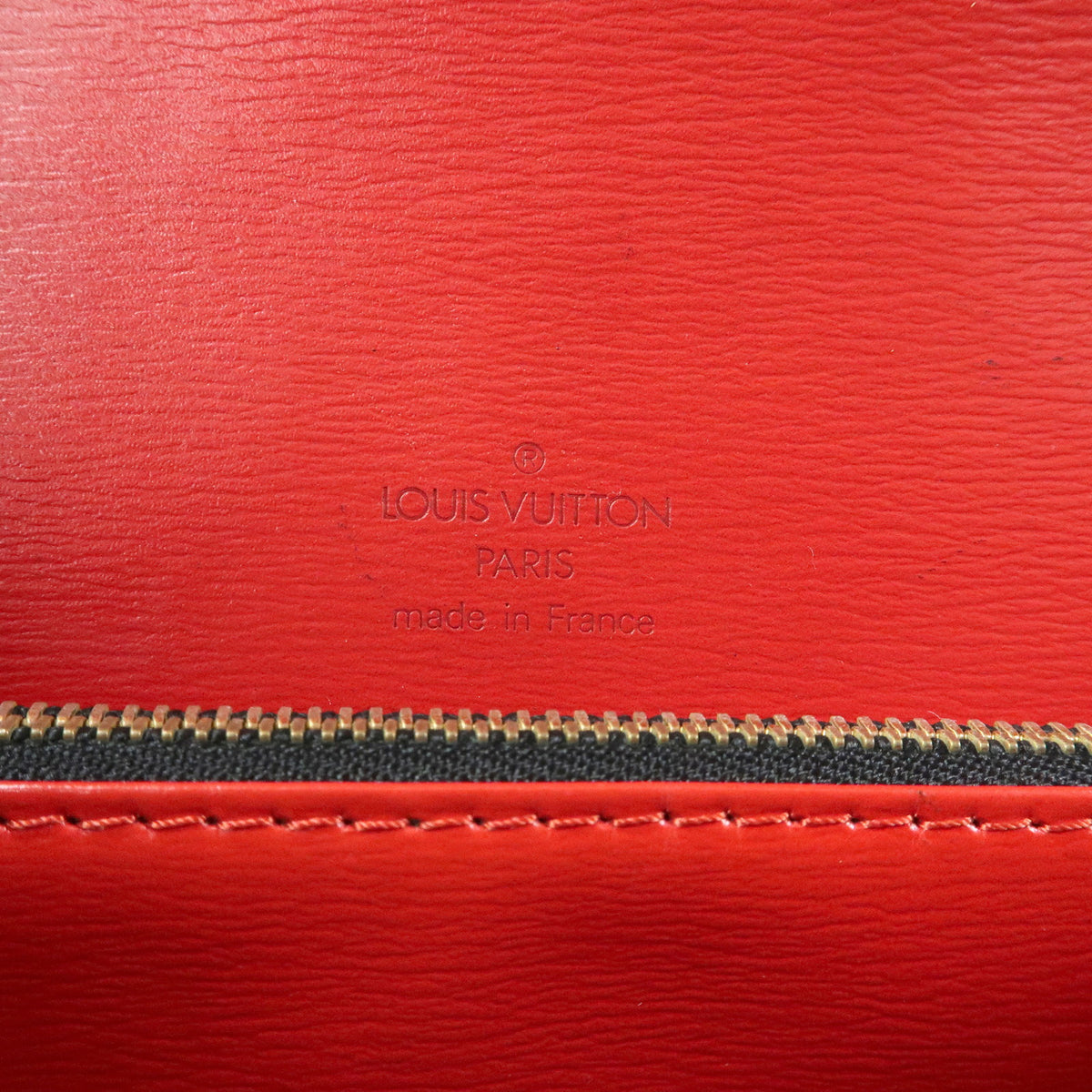 Louis Vuitton Epi Freeland Shoulder Bag Noir Castilian Red M52417